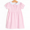 Color Box Crayons Applique Dress, Pink