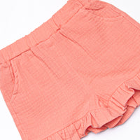 In the Grove Garden Muslin Short Set, Red