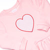 All You Need Is Love Applique Sweatshirt Legging Set, Pink