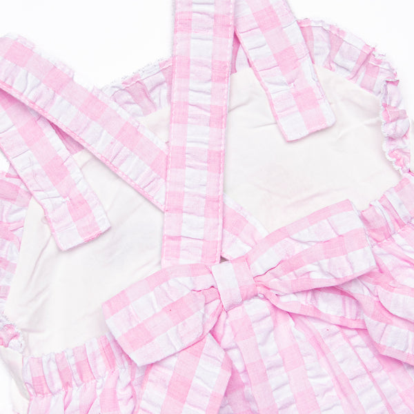Star Student Applique Dress, Pink