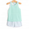 Reece Racerback Short Set, Mint