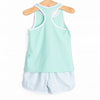 Reece Racerback Short Set, Mint
