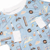 Sweet Home Alabama Bamboo Pajama Set, Blue