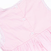 ABC Apple Applique Dress, Pink