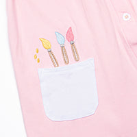 Classroom Crafts Applique Dress, Pink