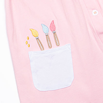 Classroom Crafts Applique Dress, Pink