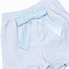 Snack Time Slices Applique Ruffle Short Set, Blue