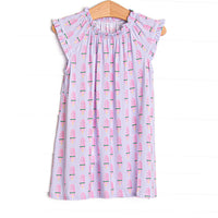 Watermelon Pop Bamboo Night Gown, Purple