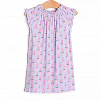 Watermelon Pop Bamboo Night Gown, Purple