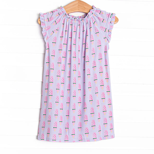 Watermelon Pop Bamboo Night Gown, Purple