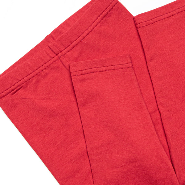 Holiday Wreath Trio Smocked Legging Set, Red