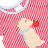 Apple Pickin' Pal Applique Dress, Red