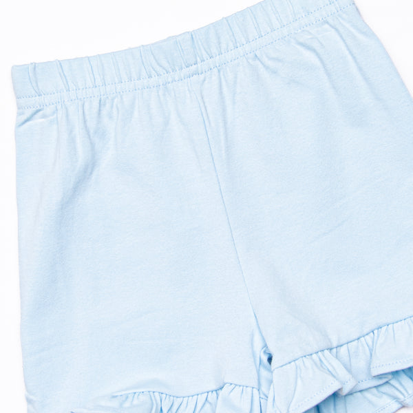 Apple Pickin' Pal Applique Ruffle Short Set, Red