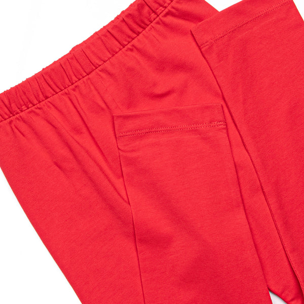 Christmas Tree Tales Smocked Legging Set, Red