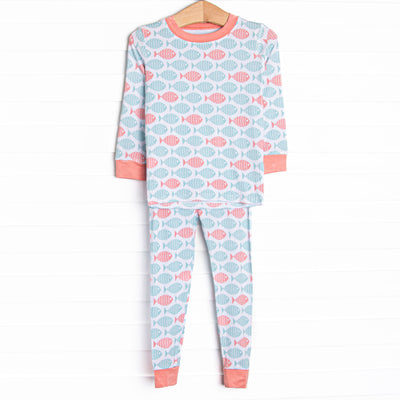 With the Tide Bamboo Pajama Set, Green