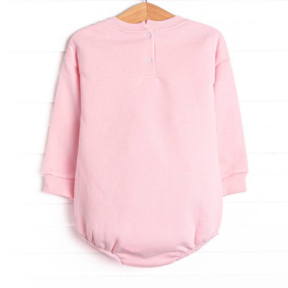 Star So Bright Applique Sweatshirt Bubble, Pink