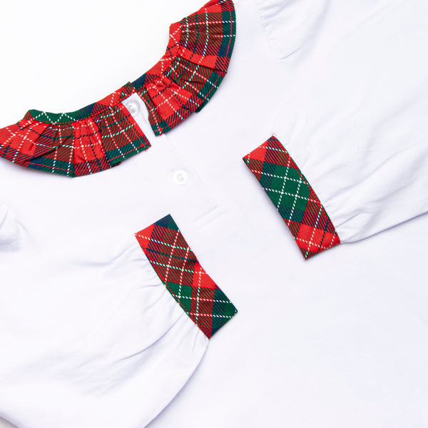 Christmas Cheer Applique Skirt Set, Red