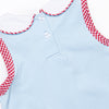 Cutie to the Core Applique Diaper Set, Blue