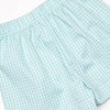 Blue Sky Balloons Smocked Short Set, Green