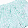 Blue Sky Balloons Smocked Ruffle Short Set, Green