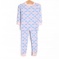 With the Tide Bamboo Pajama Set, Pink