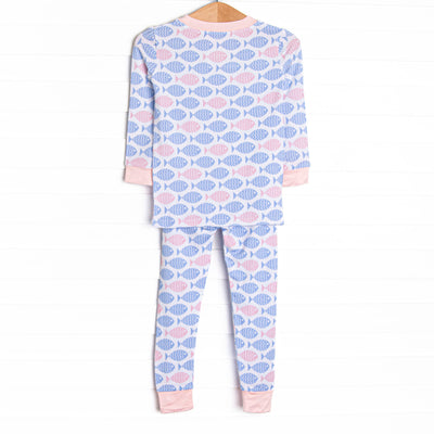 With the Tide Bamboo Pajama Set, Pink