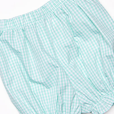 Blue Sky Balloons Smocked Bloomer Set, Green