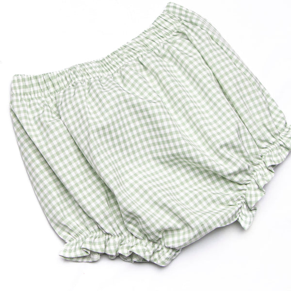 Plentiful Presents Embroidered Diaper Set, Green
