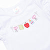 First Day Favorites Embroidered Ruffle Short Set, Pink