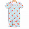 Sand Crab Sleeper Bamboo Pajama Short Set, Blue