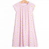 Dotted with Daisies Bamboo Night Gown, Pink