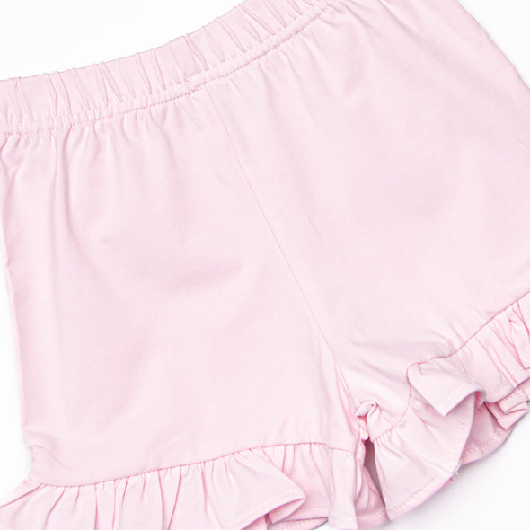 Dock Days Ruffle Short Set, Pink