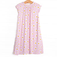 Dotted with Daisies Bamboo Night Gown, Pink