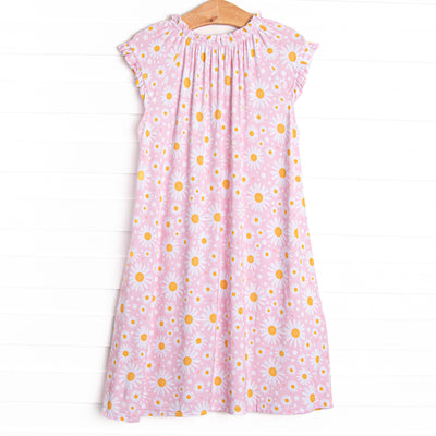 Dotted with Daisies Bamboo Night Gown, Pink