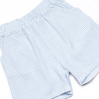 Shimmering Scales Applique Short Set, Blue