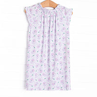 Sprout and Sprinkle Bamboo Night Gown, Purple