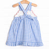 Composition Cutie Applique Dress, Blue