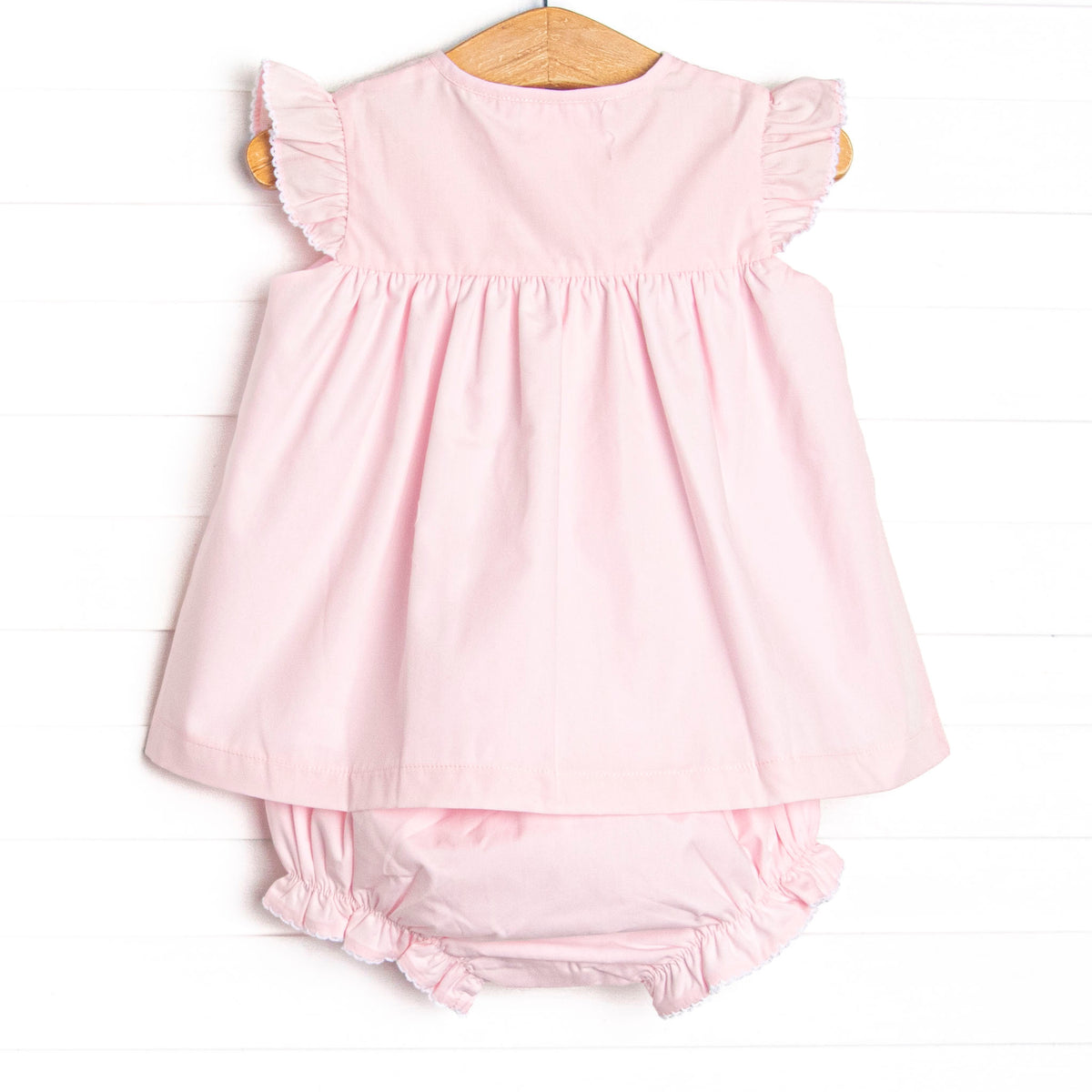 Bleu: Analise Embroidered Diaper Set, Pink – Stitchy Fish