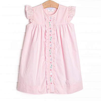 Bleu: Analise Embroidered Dress, Pink