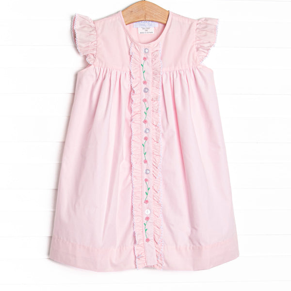 Bleu: Analise Embroidered Dress, Pink