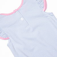 Wheels on the Bus Applique Dress, Blue