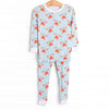 Sand Crab Sleeper Bamboo Pajama Set, Blue