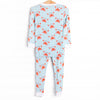 Sand Crab Sleeper Bamboo Pajama Set, Blue
