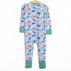 Jurassic Dreamer Bamboo Zippy Pajama, Blue