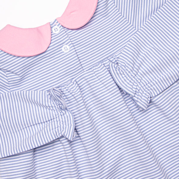 Olivia Legging Set, Periwinkle Stripe