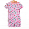 Strawberry Slumber Bamboo Pajama Short Set, Pink