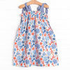 Coral Reef Crustacean Dress, Blue