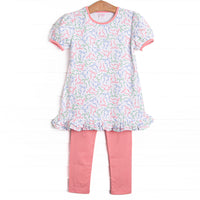 Tied Together Legging Set, Pink