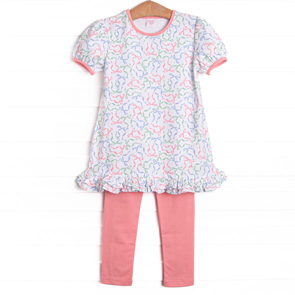 Tied Together Legging Set, Pink