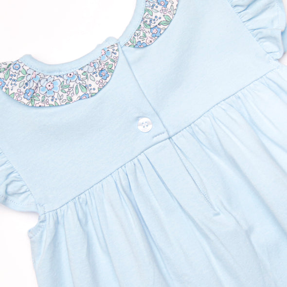 Packed and Prepared Applique Dress, Blue